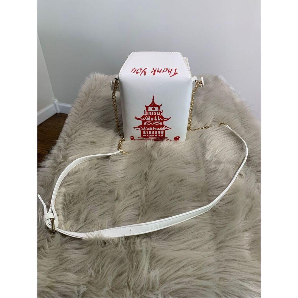Chinese Takeout Box Fun Cute Purse Crossbody - Picture 2 of 11